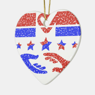 Ballot Box Unity Ceramic Tree Decoration