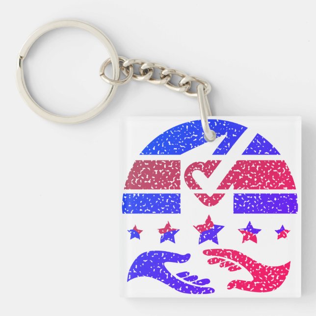 Ballot Box Unity Key Ring (Front)