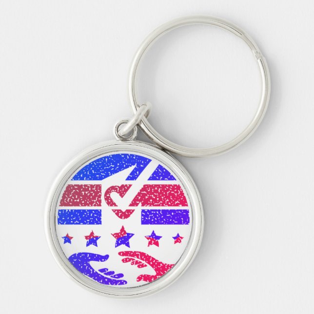 Ballot Box Unity Key Ring (Front)
