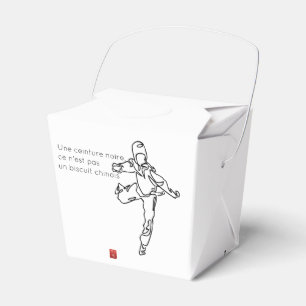 Ballotin to carry TAEKWONDO DWICHAGI back kick 2 Favour Box