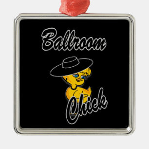 Ballroom Chick #4 Metal Tree Decoration