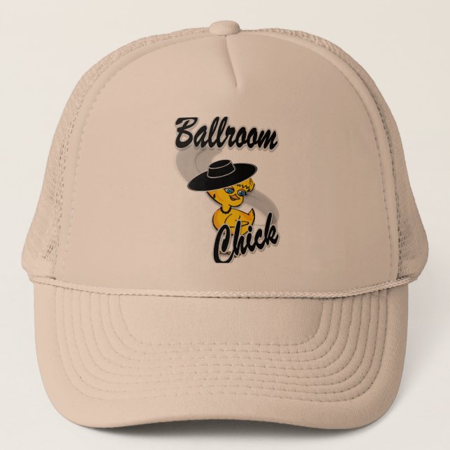 Ballroom Chick #4 Trucker Hat (Front)