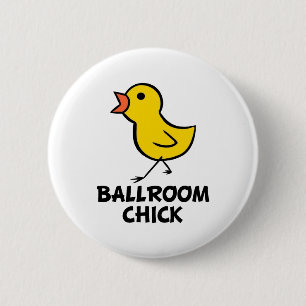 Ballroom Chick Button