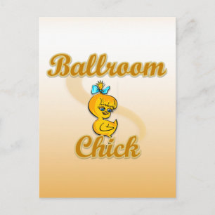 Ballroom Chick Postcard