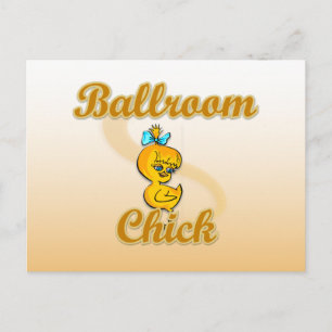 Ballroom Chick Postcard