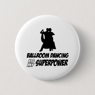 ballroom dance 6 cm round badge