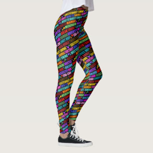 Ballroom Dance Dance Styles Colourful Print Leggings