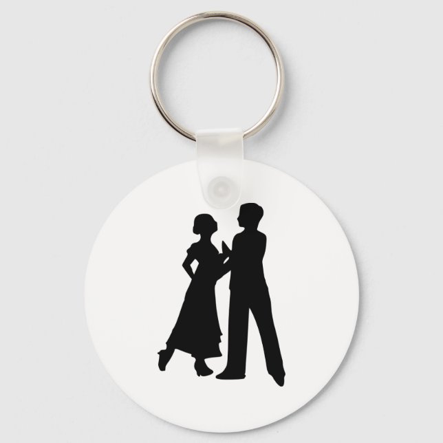 Ballroom Dance Key Ring (Front)