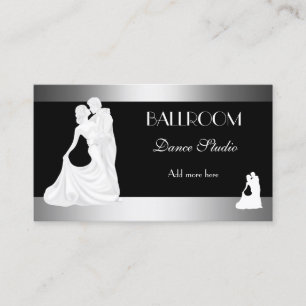 BALLROOM Dance Studio Dancing Lessons 2 Business Card