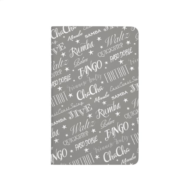 Ballroom Dance Styles Repeat Pattern | Personalise Journal (Front)