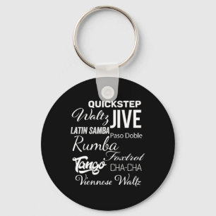 Ballroom Dancer Pun Gift Key Ring
