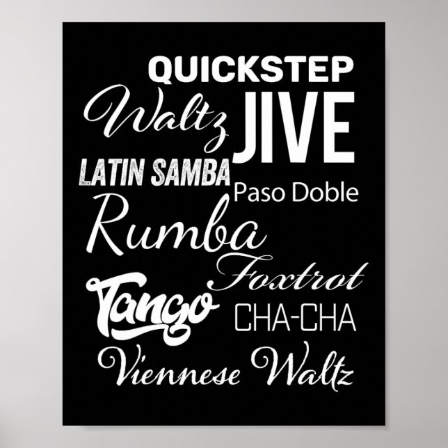 Ballroom Dancer Pun Gift  Poster (Front)