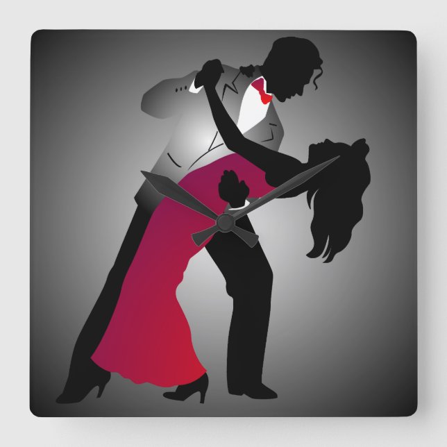 Ballroom Dancer Wall Clock (Front)