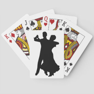 Ballroom Dancers Playing Cards