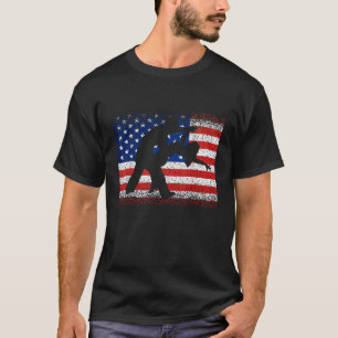Ballroom Dancing American Flag Dance July 4th Wome T-Shirt