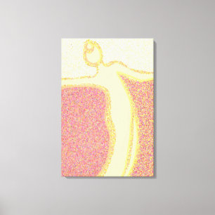 Ballroom dancing canvas print