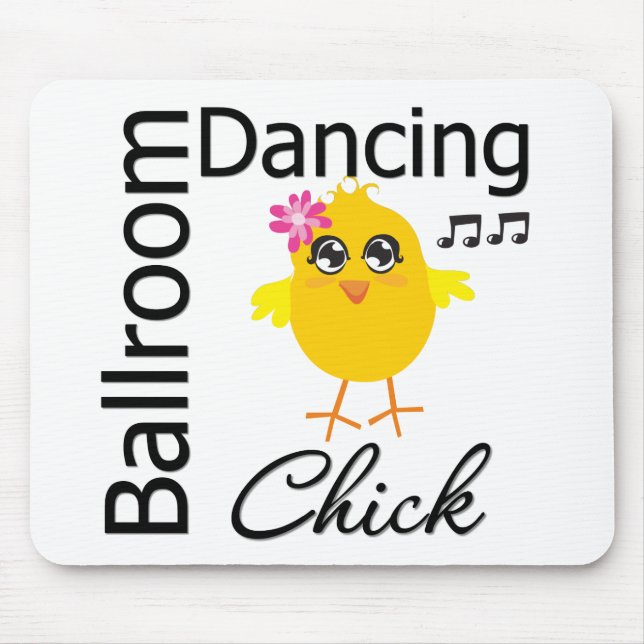 Ballroom Dancing Chick Mouse Pad (Front)