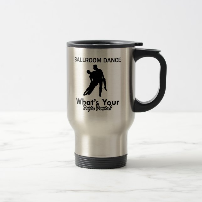 Ballroom dancing designs travel mug (Right)