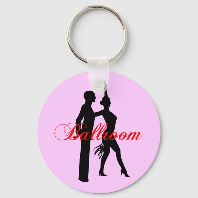 Ballroom Dancing Key Ring (Front)