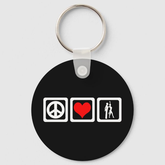Ballroom dancing key ring (Front)