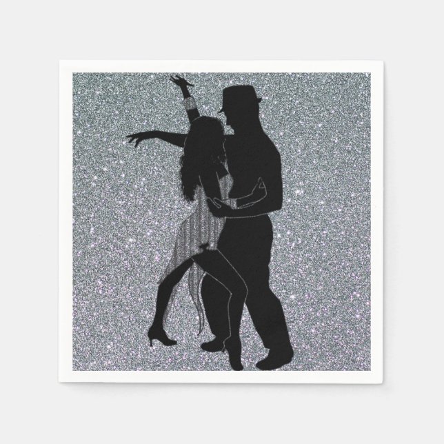 BallRoom Dancing Party Napkins (Front)