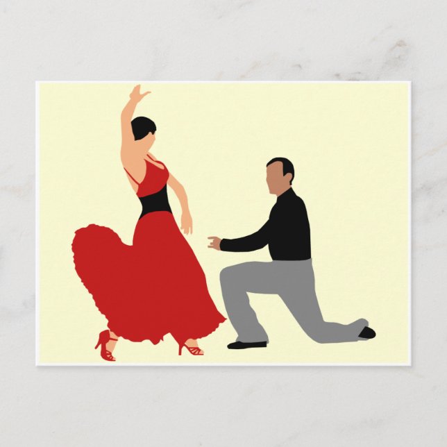 Ballroom Dancing Postcard (Front)