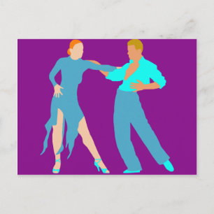 Ballroom Dancing Postcard
