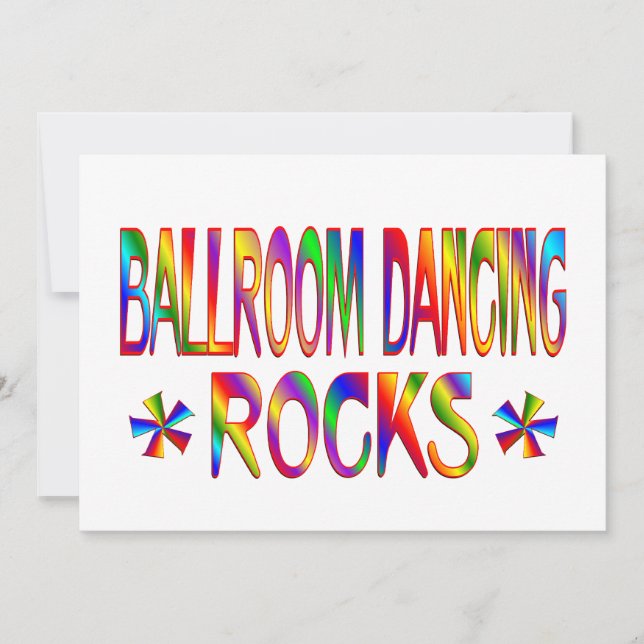 Ballroom Dancing Rocks (Front)