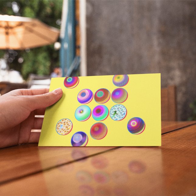 Balls & Bubbles № 27 Postcard Template (Creator Uploaded)