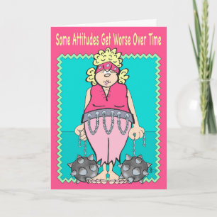 BALLS & CHAINS Birthday Card