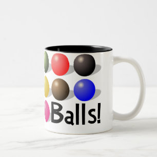 Balls Mug For Snooker Players and ALL!