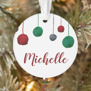 Balls of Yarn • Knit Crochet Crafts 2017 Ornament