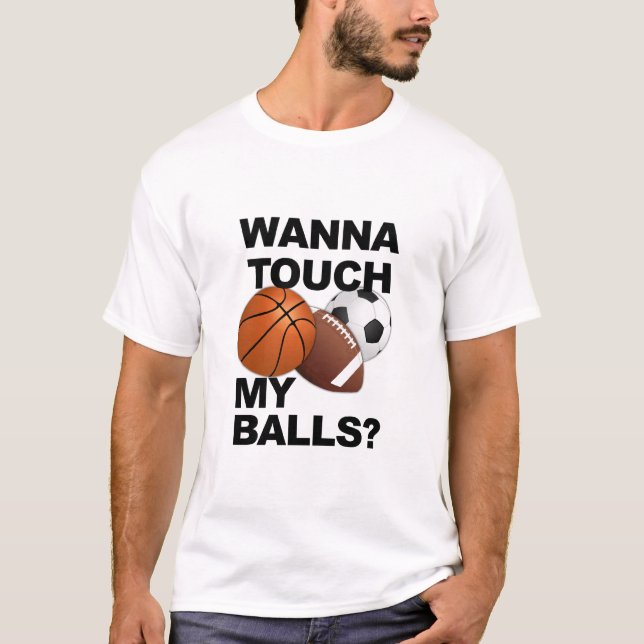 Balls shirt - choose style & colour (Front)