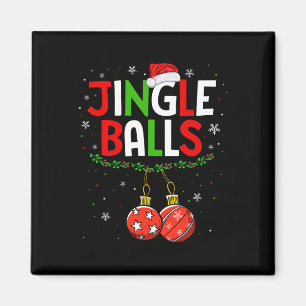 Balls Tinsel Matching Chestnuts Christmas Couple 1 Magnet