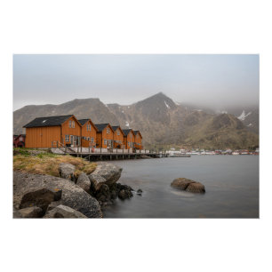 Ballstad Lofoten Poster