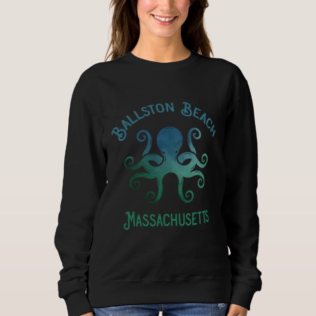 Ballston Beach  Massachusetts  Souvenir Sweatshirt (Front)