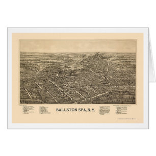 Ballston Spa, NY Panoramic Map - 1890