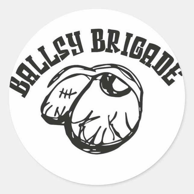 Ballsy Brigade Stickers (Front)