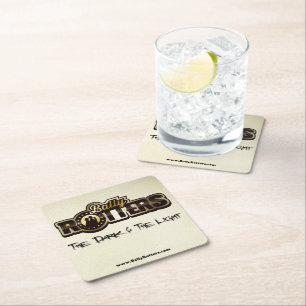 Bally Rotters TD&TL Beer Mats Square Paper Coaster