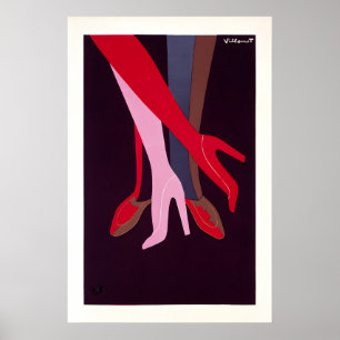 Bally Shoes Vintage Poster – French Fashion Print