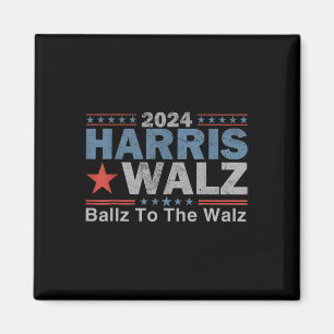 Ballz To The W Harris W 2024 Kalama Harris Waltz 2 Magnet