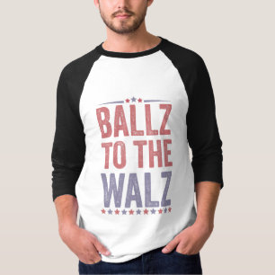 Ballz To the Walz Harris Walz Election 2024 T-Shirt