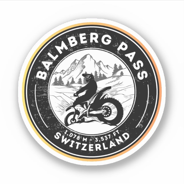 Balmberg Pass swiss–alps motorcycle tour (Front)