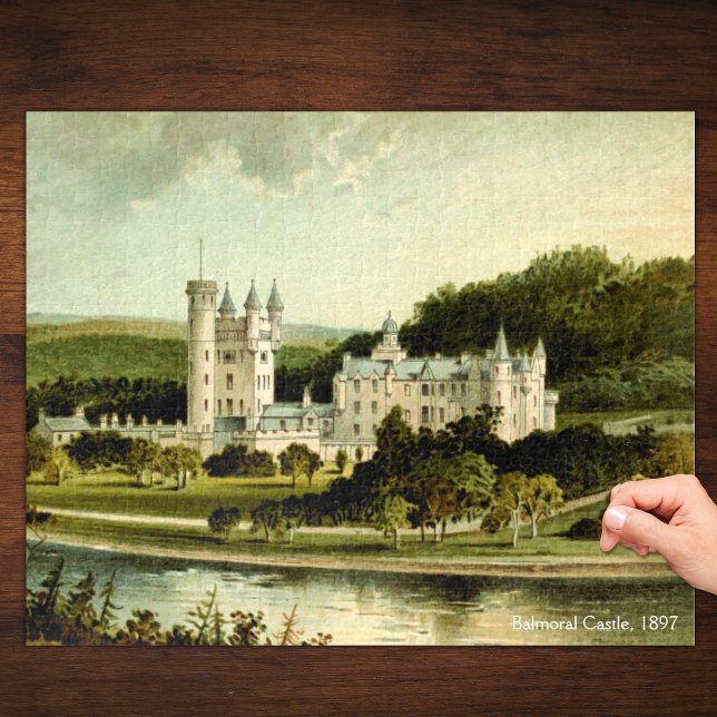 Balmoral Castle 1897 Restored High Resolution Jigsaw Puzzle (Creator Uploaded)