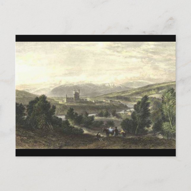 Balmoral Castle by W. Leitch Postcard (Front)