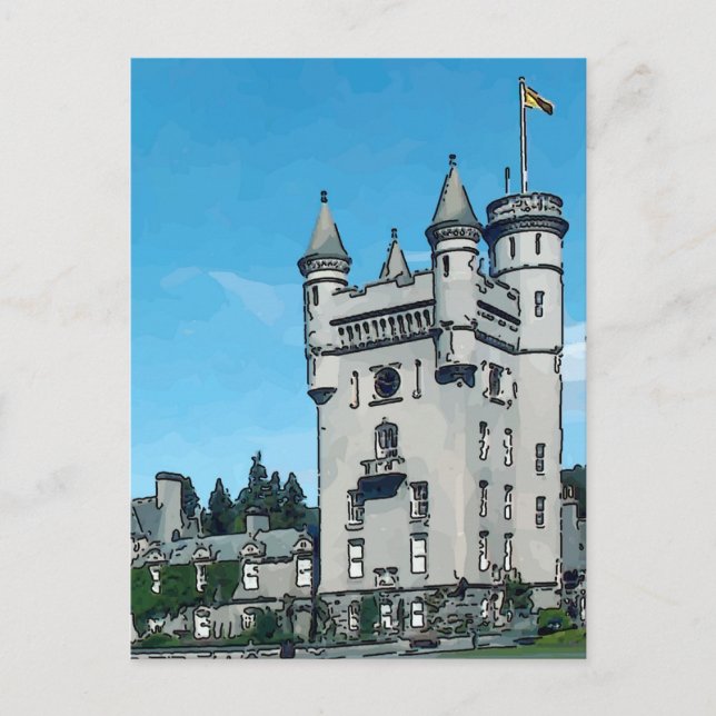 Balmoral Castle Postcard (Front)