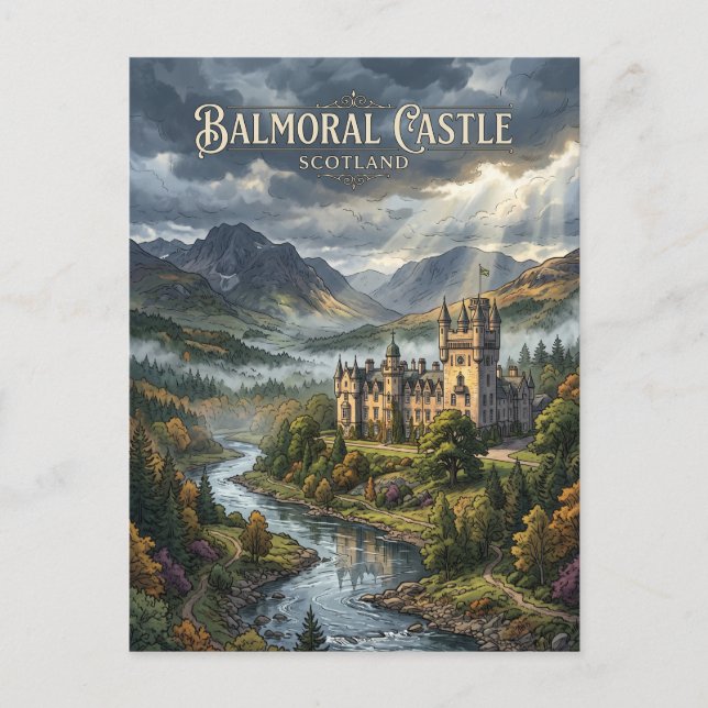 Balmoral Castle United Kingdom Postcard (Front)