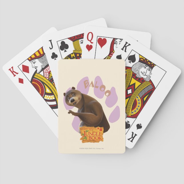 Baloo 1 playing cards (Back)