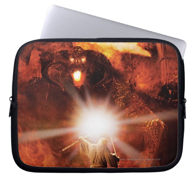 Balrog Versus GANDALF™ Laptop Sleeve (Front)