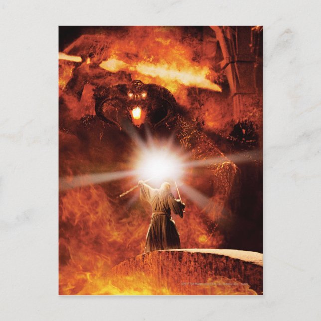 Balrog Versus GANDALF™ Postcard (Front)
